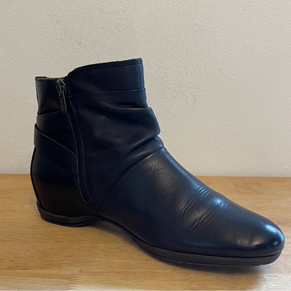Pikolinos Black Leather Ankle Boots Booties Size EU 41 - Picture 5 of 16